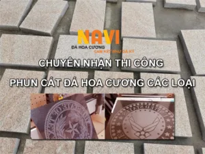 phun cát đá hoa cương